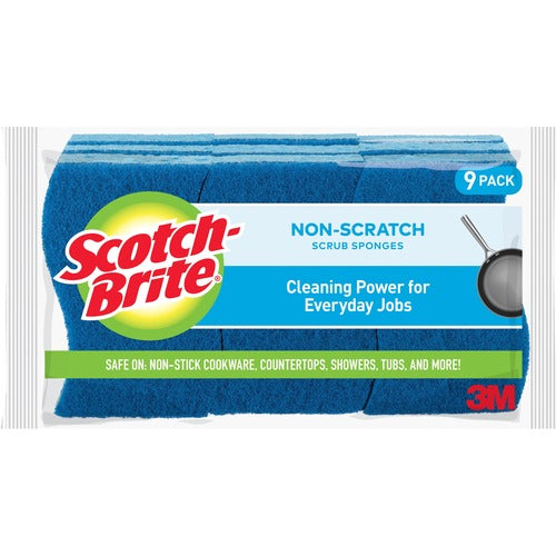 Scotch Brite Non-Scratch Scrub Sponges - 1x pack