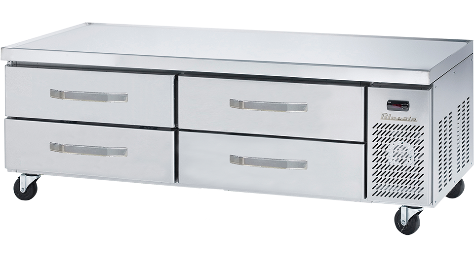 Chef Base - 4 Drawers Chef Base - 74"W, Marine Edge, R-290 Refrigerant, Blue Air-FSE