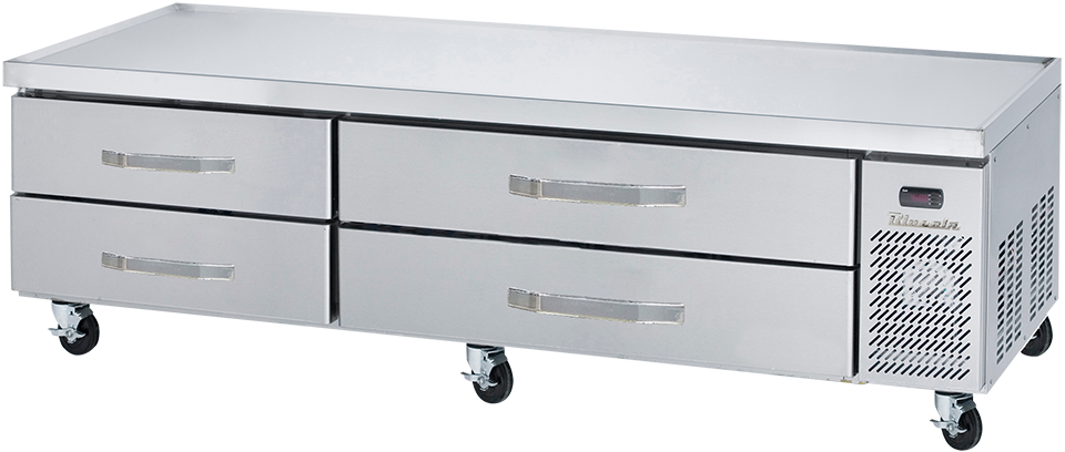 Chef Base - 4 Drawers Chef Base - 86"W, Marine Edge, R-290 Refrigerant, Blue Air-FSE