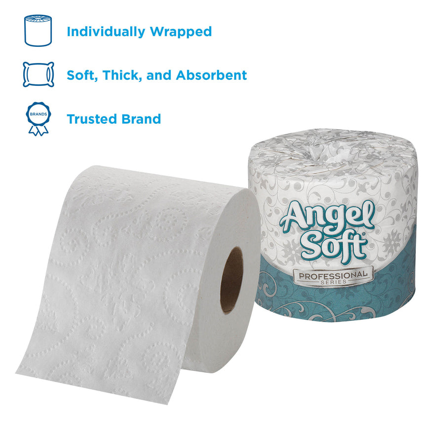 Angel Soft Professional Series Embossed Toilet Paper - 80 / cs