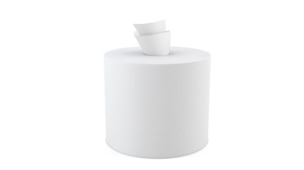 Empress Center Pull Towel 8" X 10" 2ply White 6 Rolls 600 Sheets