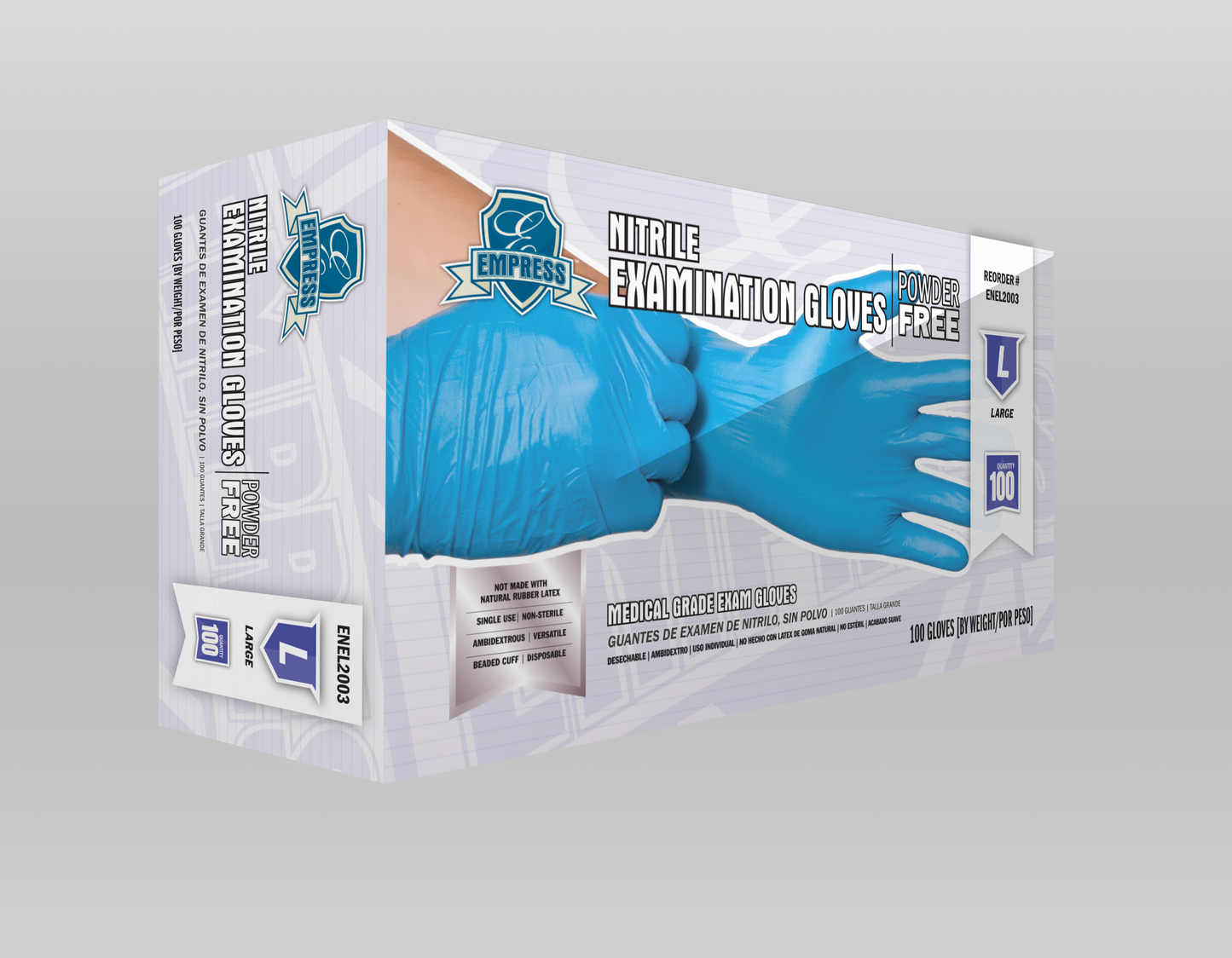 LARGE GLOVES NITRILE