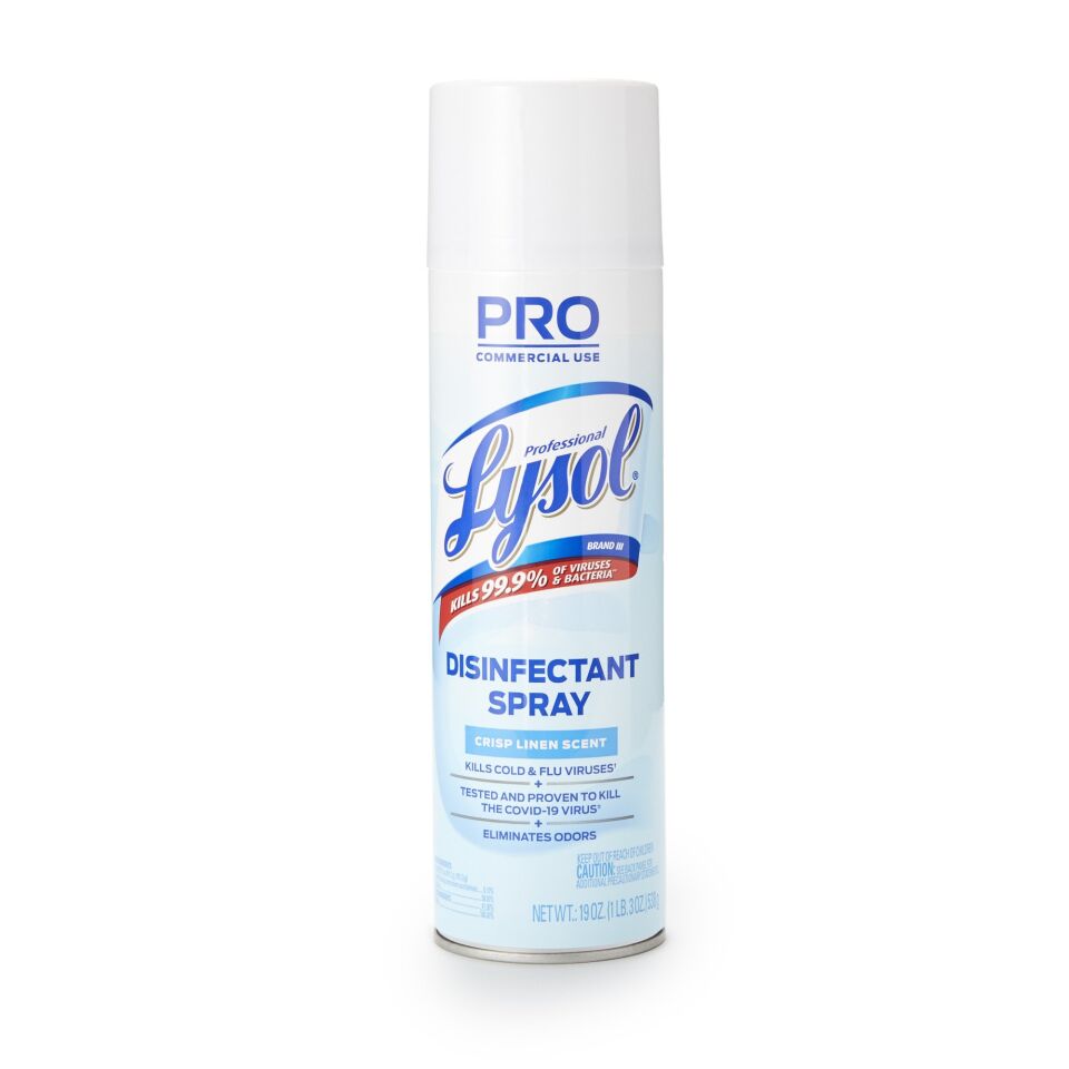 Lysol Disinfectant Spray 19 oz. Crisp Linen 12 / cs