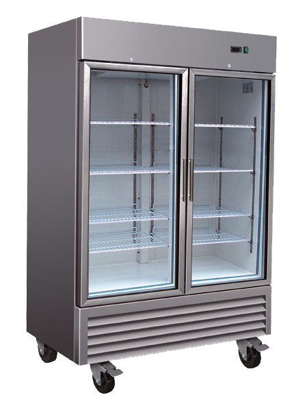 RR2G-HC Two-Door Glass Reach-In Refrigerator