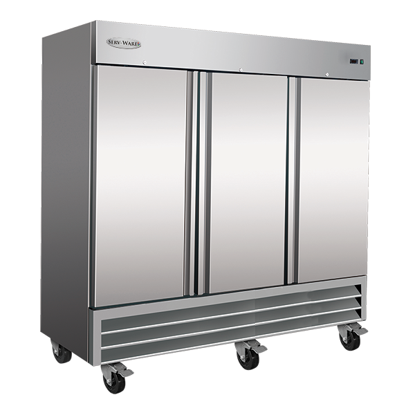 RR3-HC Three-Door Reach-In Refrigerator