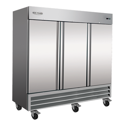 RR3-HC Three-Door Reach-In Refrigerator