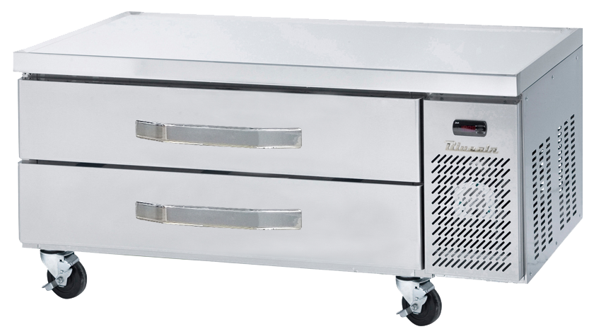 Chef Base - 2 Drawers Chef Base - 36"W, Flat Top, R-290 Refrigerant, Blue Air-FSE