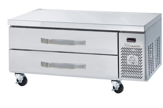 Chef Base - 2 Drawers Chef Base - 48"W, Flat Top, R-290 Refrigerant, Blue Air-FSE