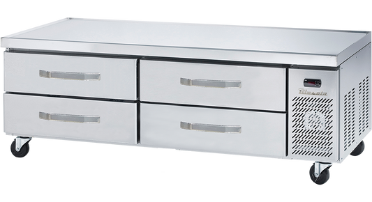 Chef Base - 4 Drawers Chef Base - 74"W, Marine Edge, R-290 Refrigerant, Blue Air-FSE