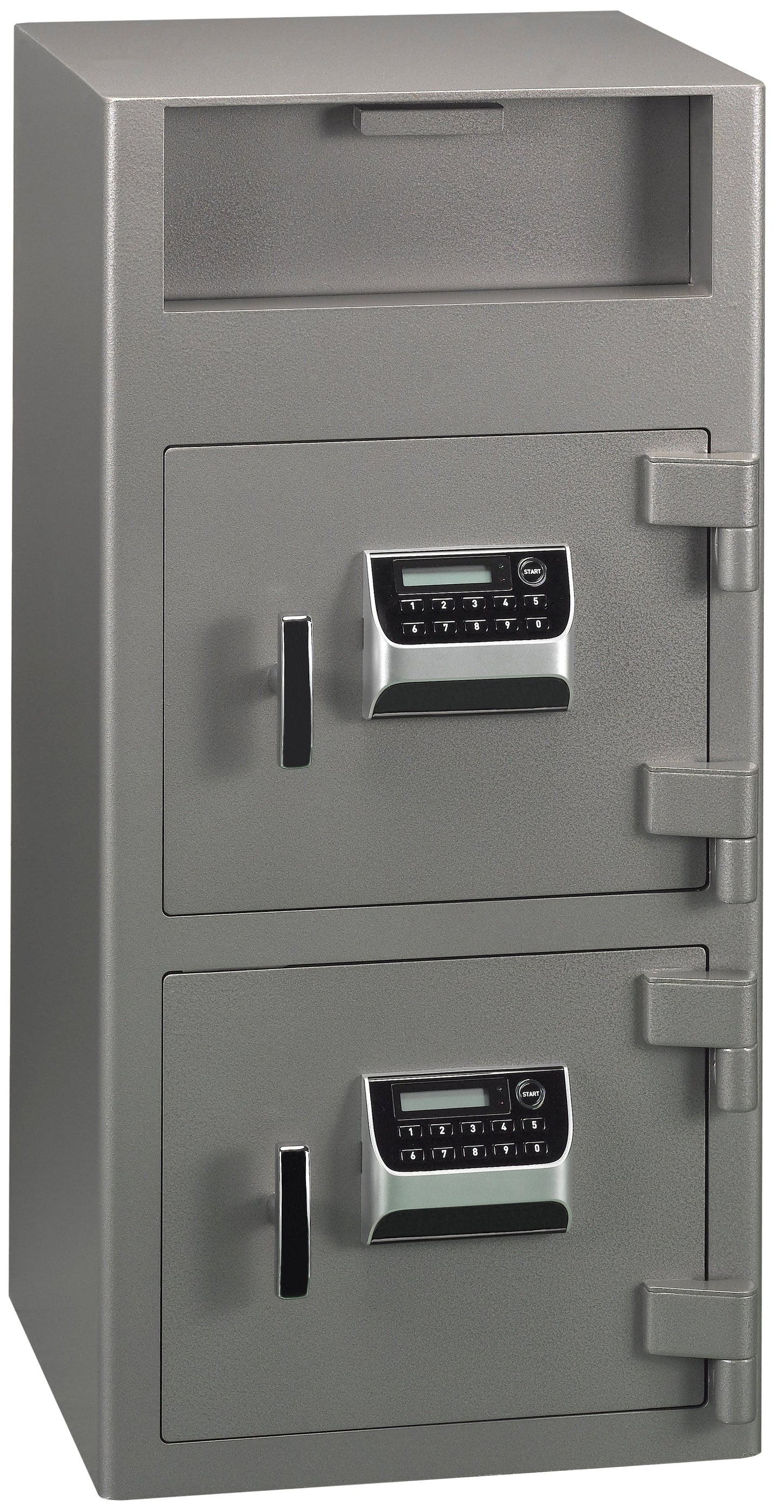 Safe - (to be discontinued) - 2 Doors front loading Depositary Safe with Electronic Locks, Blue Air-FSE