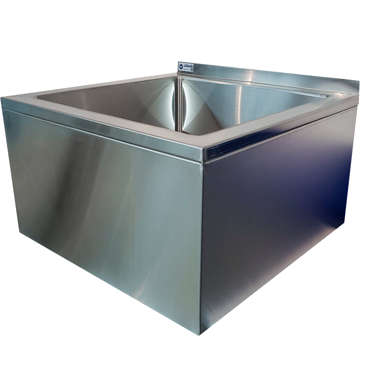 Mop Sink, Floor Mop Sink, Overall (20"W x 24"D x 10"H), Bowl (16"W x 20"D x 6"H), 304 Stainless Steel, 16 Gauge, Blue Air-FSE