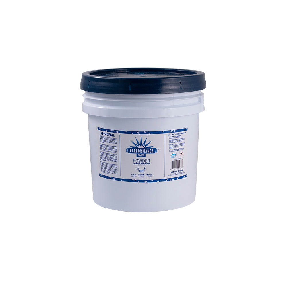 Performance Plus Laundry Detergent HE 40 LB Pail Low Suds 1 Pail