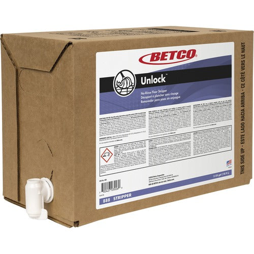 Betco Unlock No-Rinse Floor Stripper - 1 ea