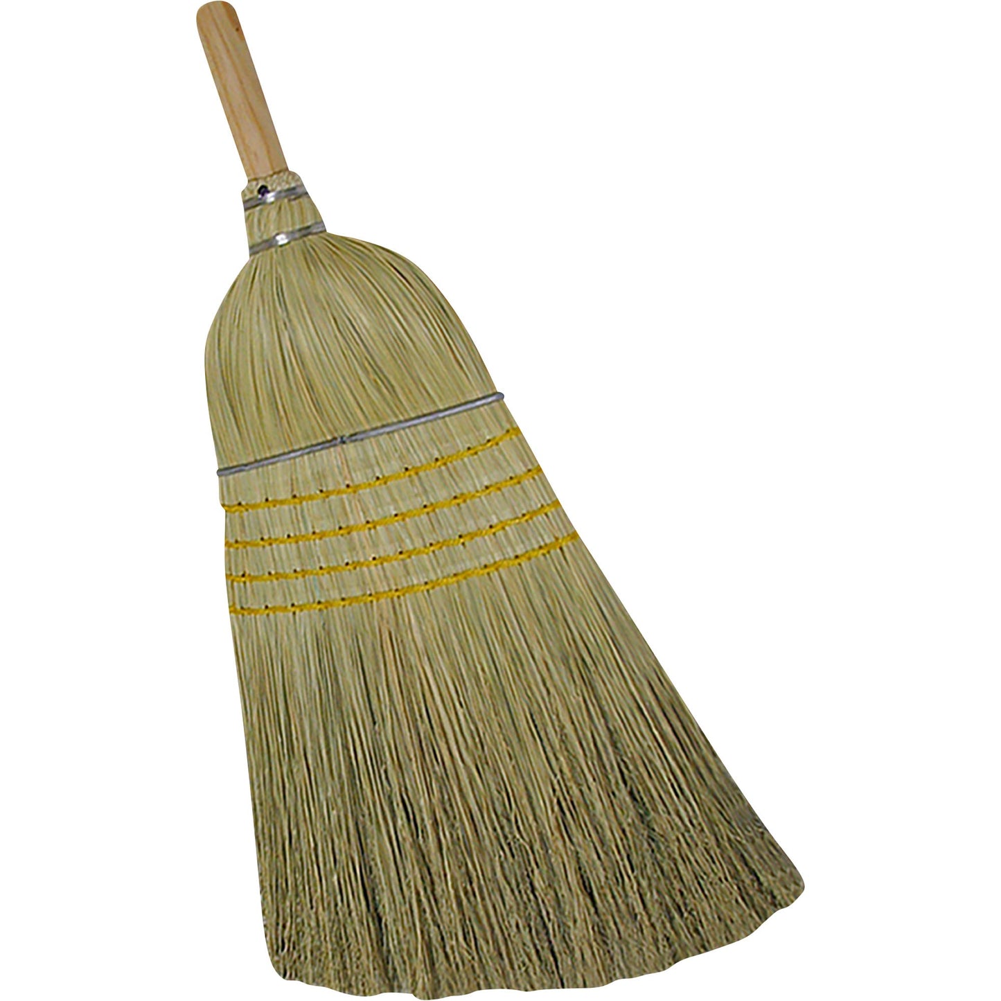 Warehouse Broom Blended Corn 42" X 1 1/8" Black Handle 6 / cs