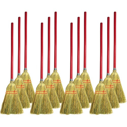 Genuine Joe Lobby Broom - 12ea/ case