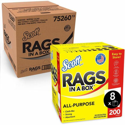 Scott Rags In A Box™ - 8 boxes per case
